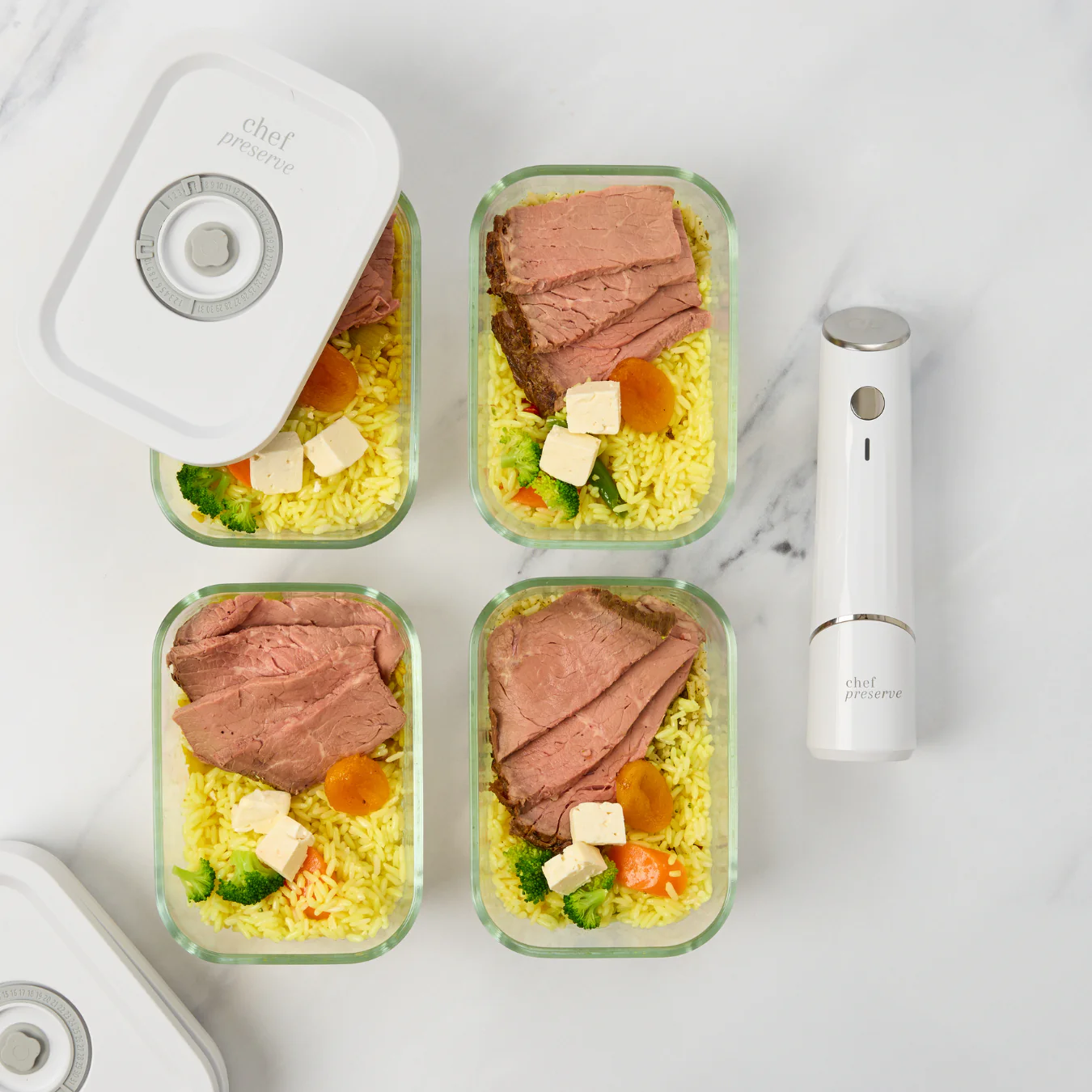 Chef Preserve Compact Vacuum Sealer Meal Prep Bundle - Image 3